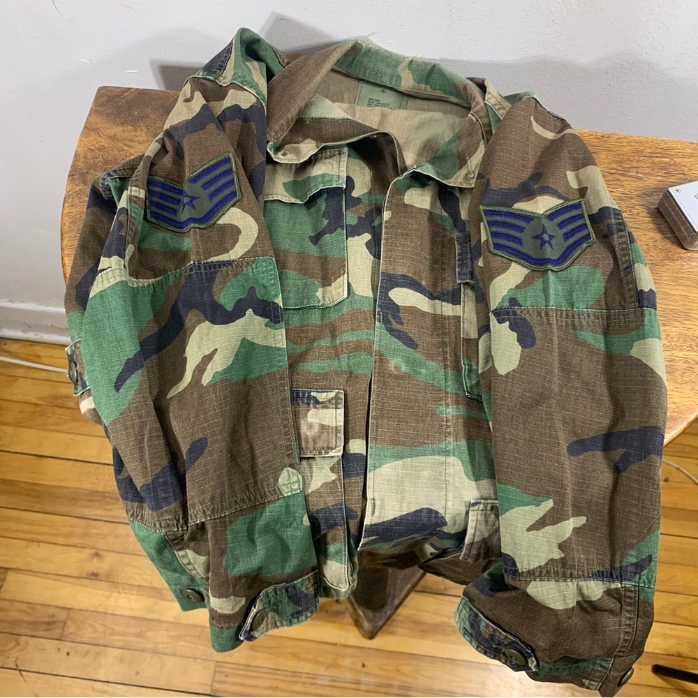US air force Army camo aviator combat jacket - Picture 10 of 10